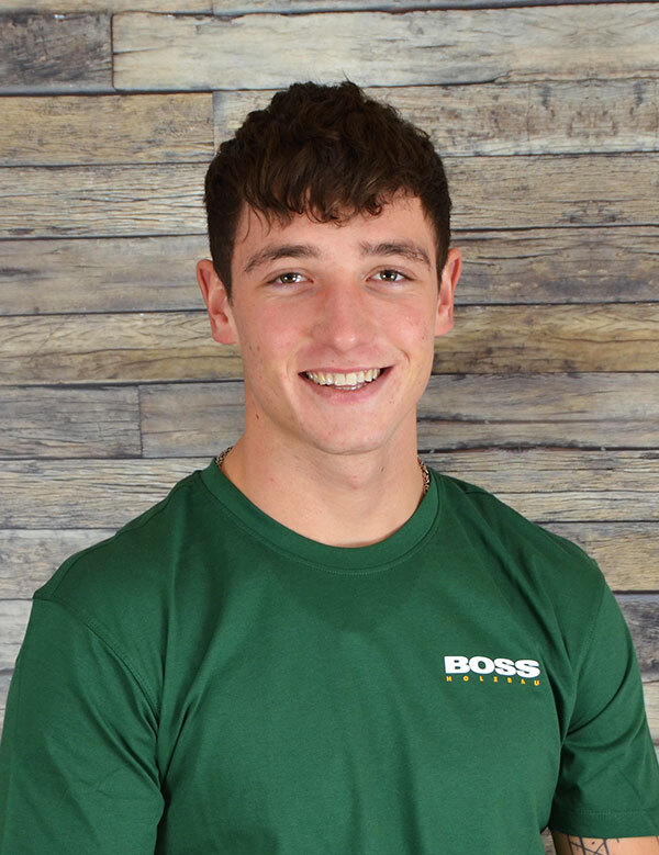 Samuel Vilz, Dachdecker bei Boss Holzbau