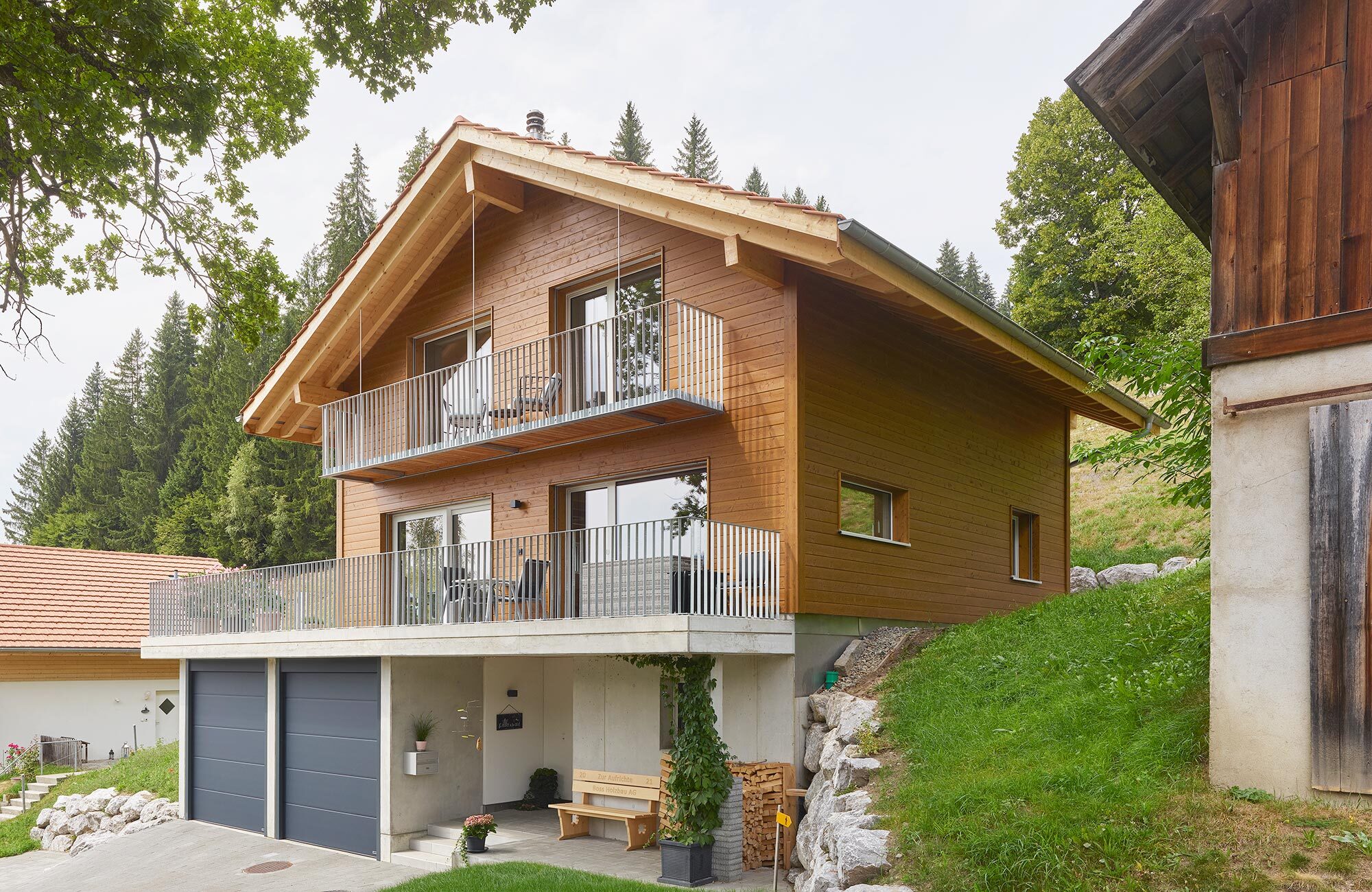 Fertighaus aus Holz