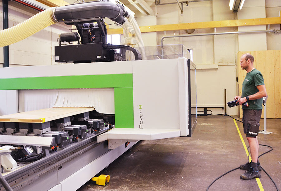 Moderne CNC-Maschine