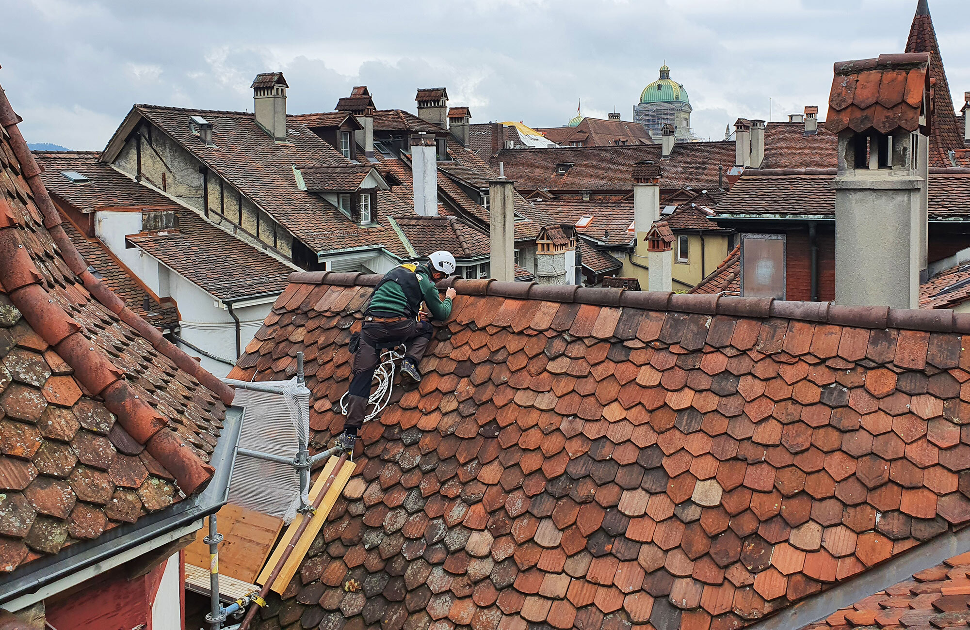 Regelmässige Dachkontrolle für ein dichte Dach