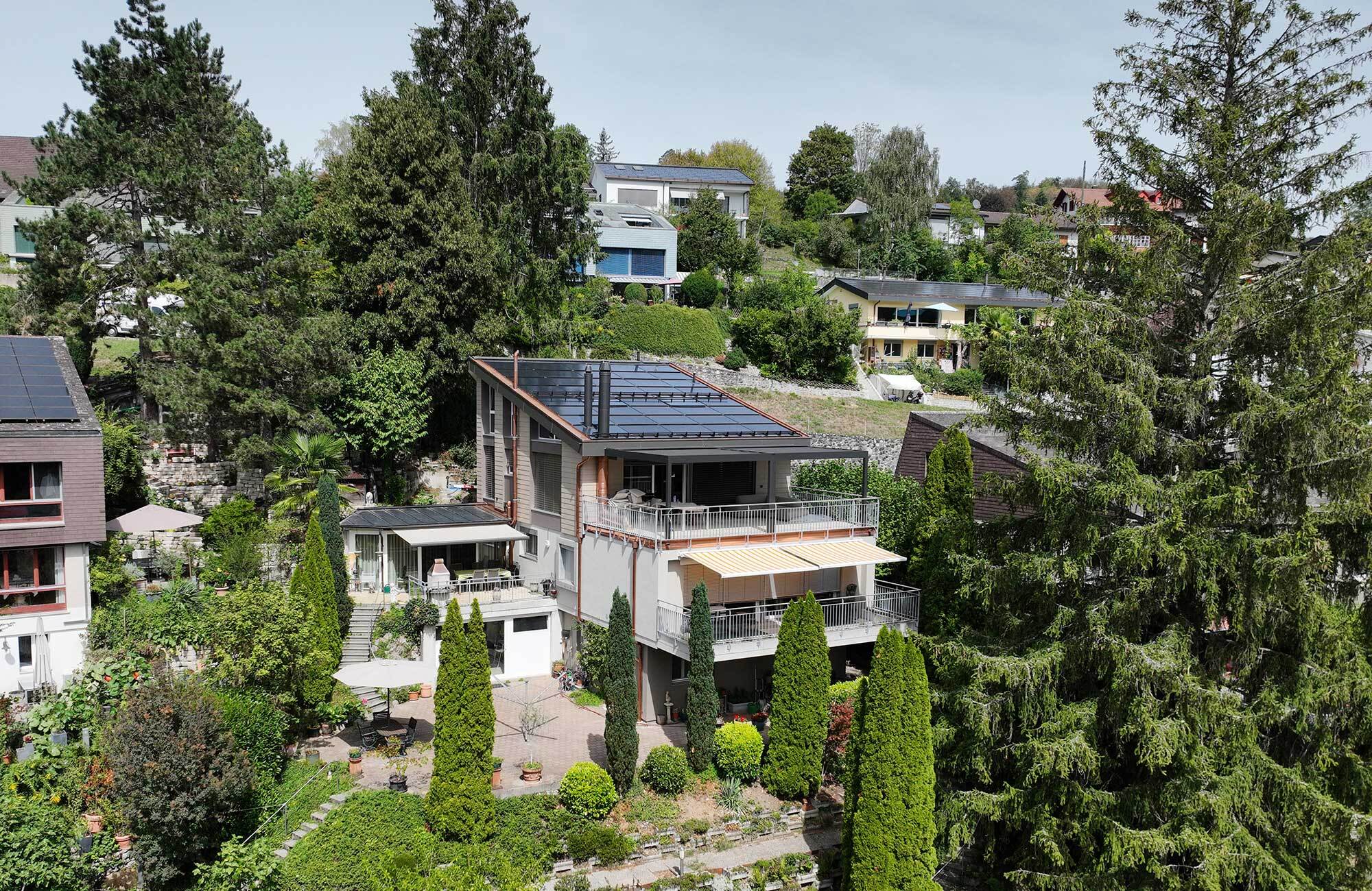Aufstockung mit Solaranlage