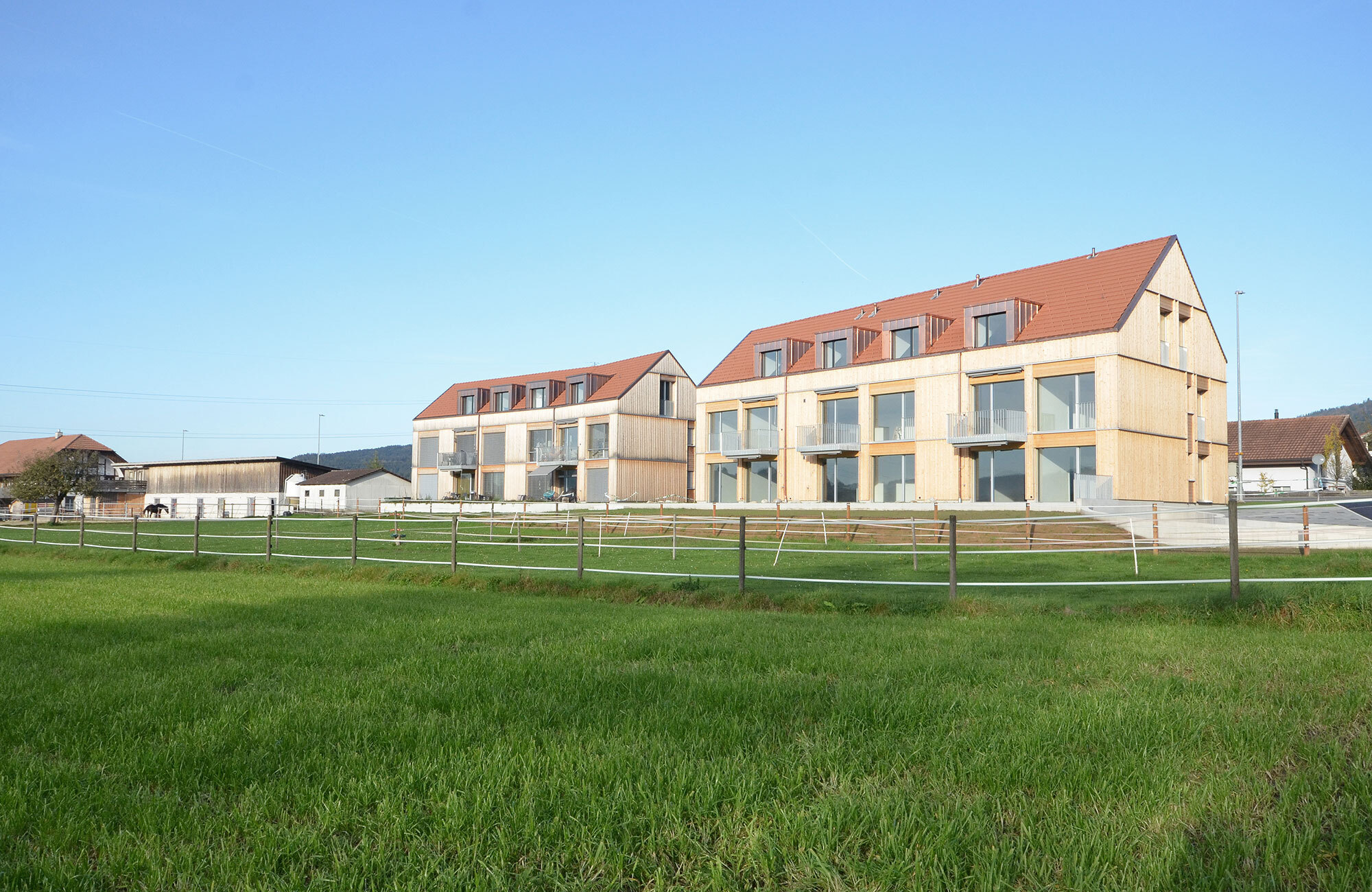 Fassade aus Holz