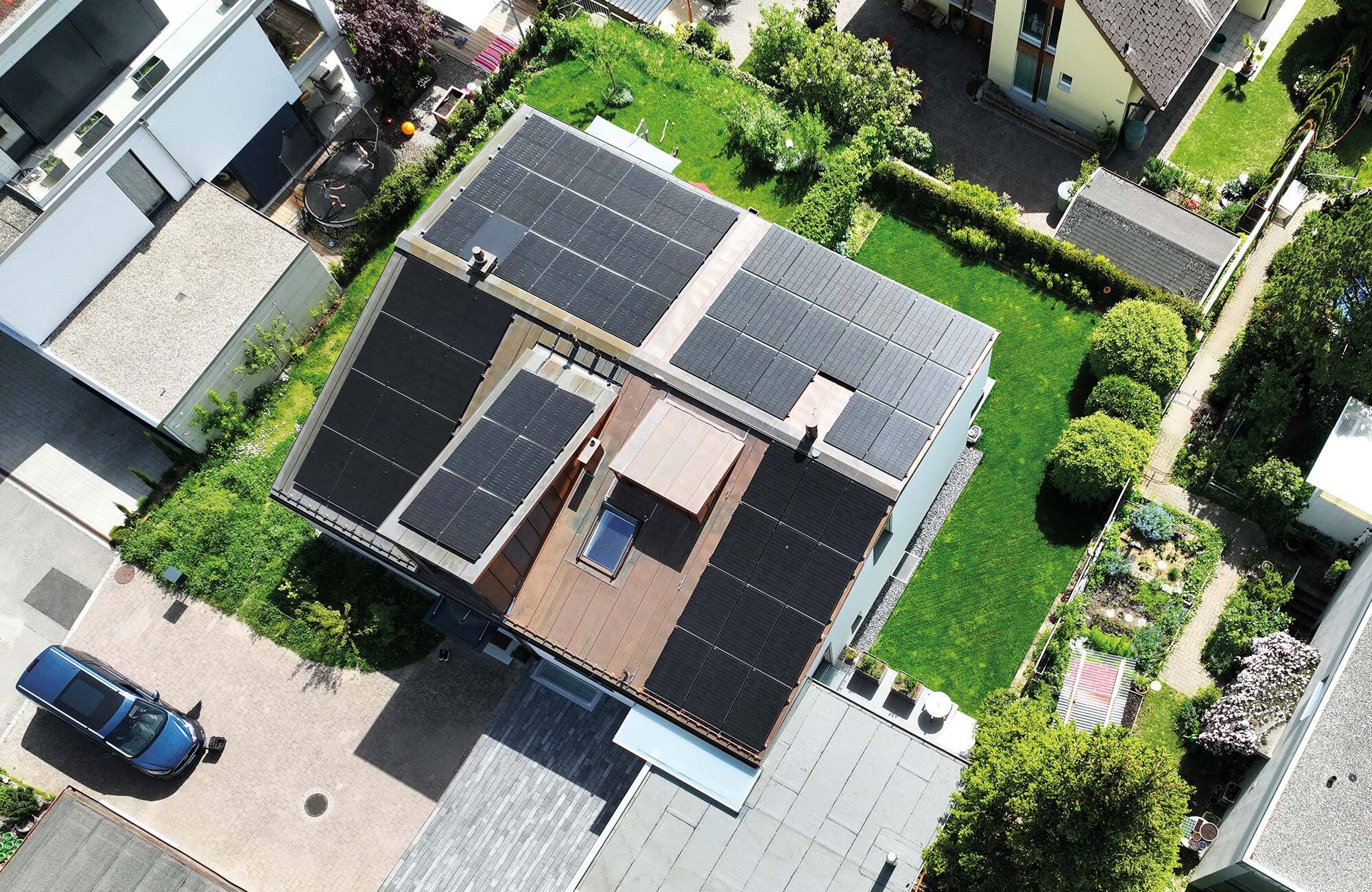 Dachsanierung bei einem Haus