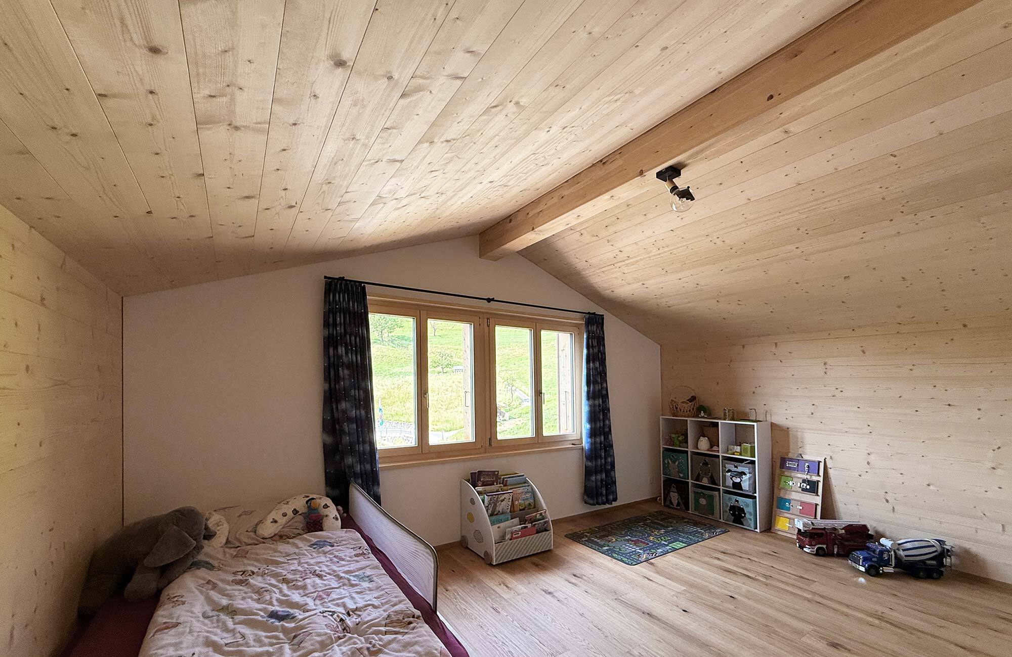 Vollholzdecke