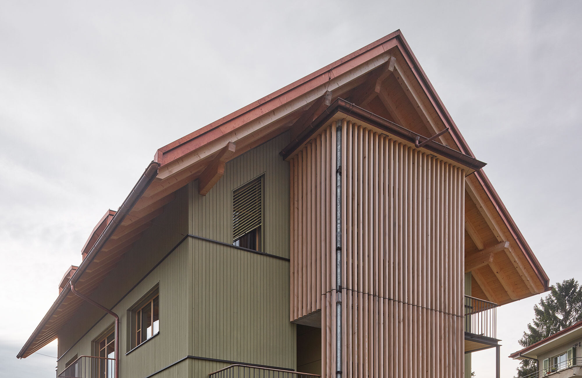 Sichtschutz und Fassade aus Holz