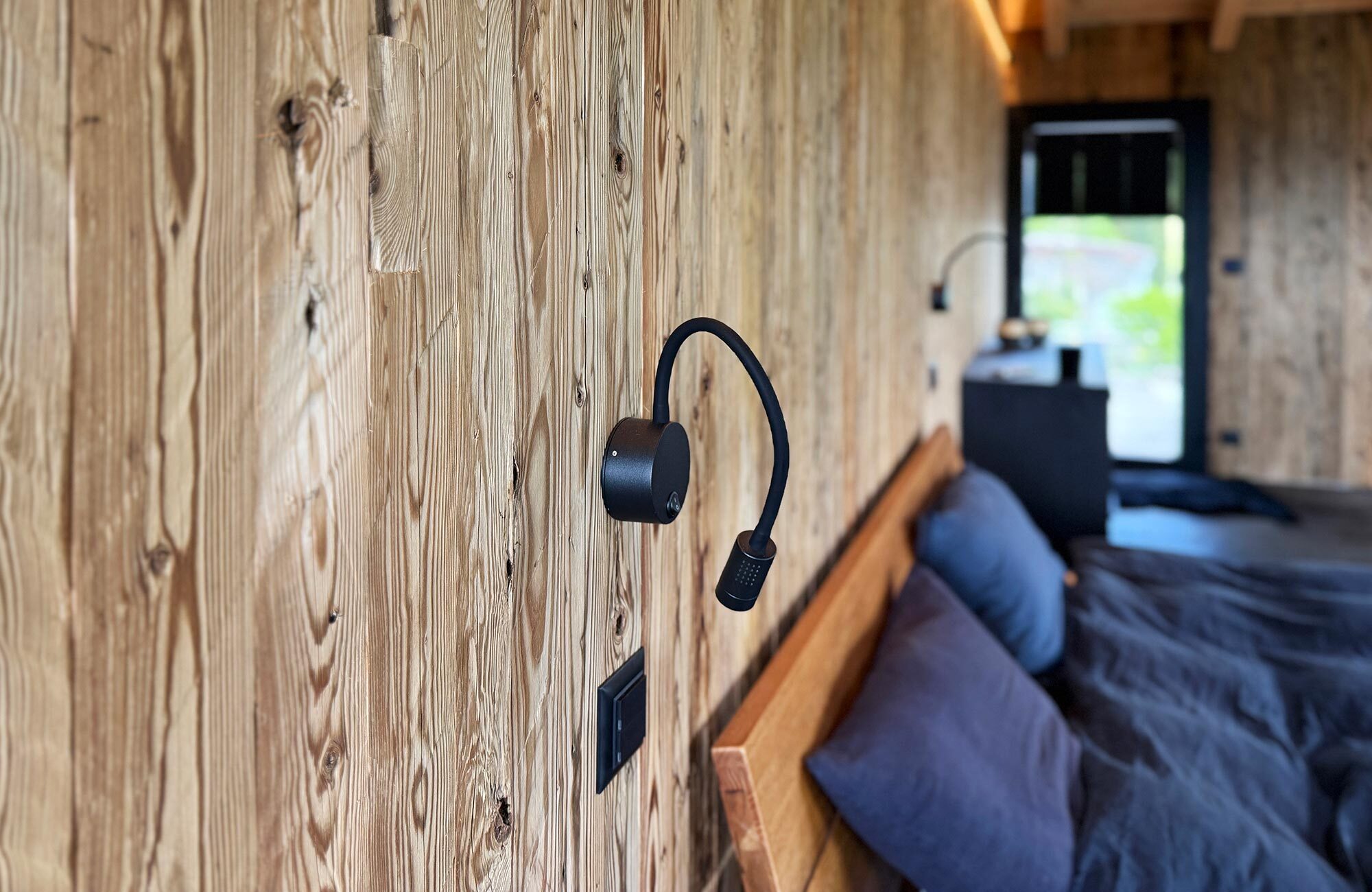 Altholz in modernem Chalet