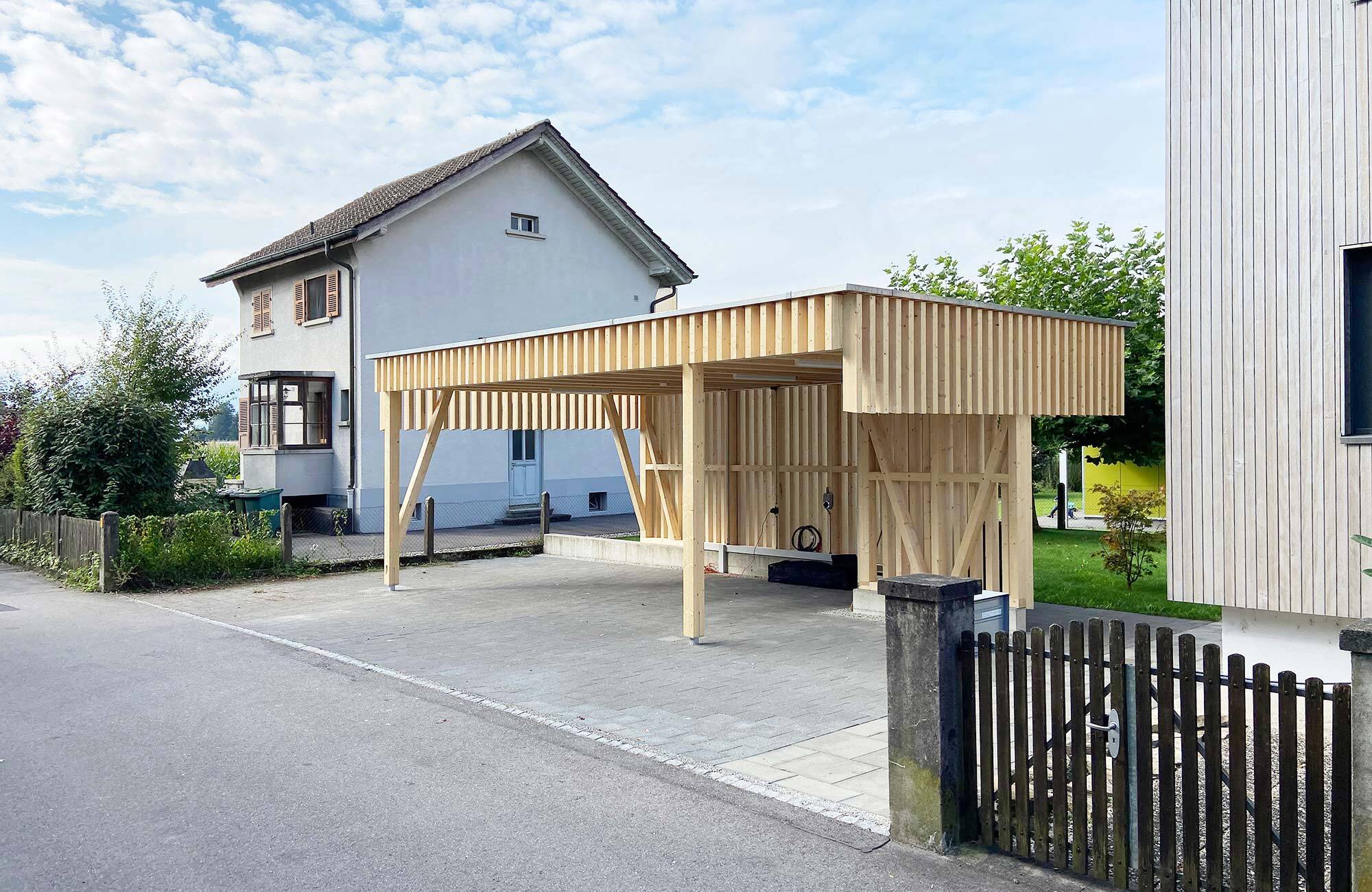 Carport aus Holz