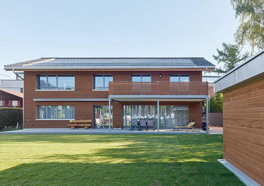 Neues Einfamilienhaus aus Holz