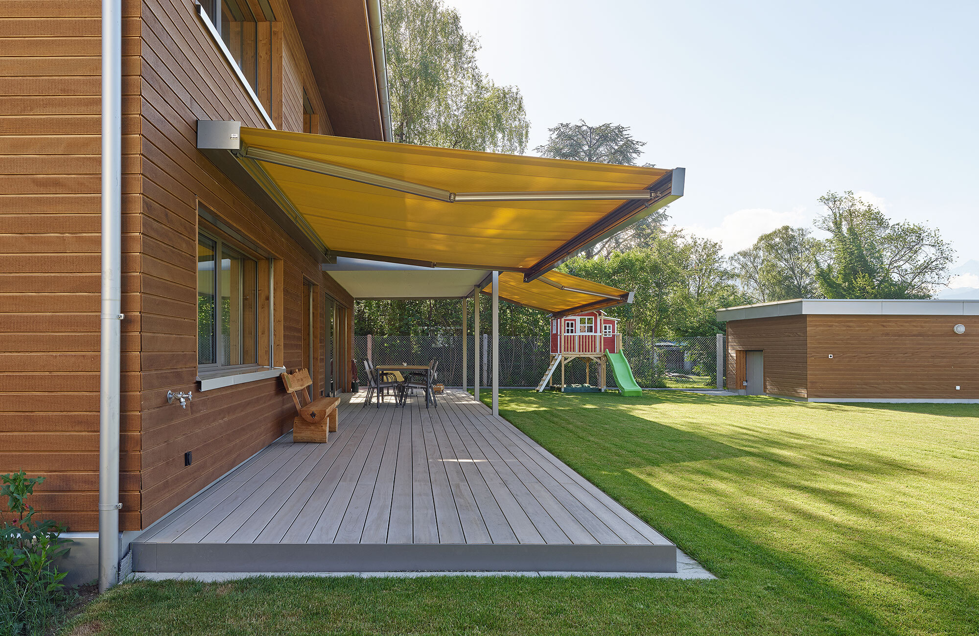 Terrasse aus Holz
