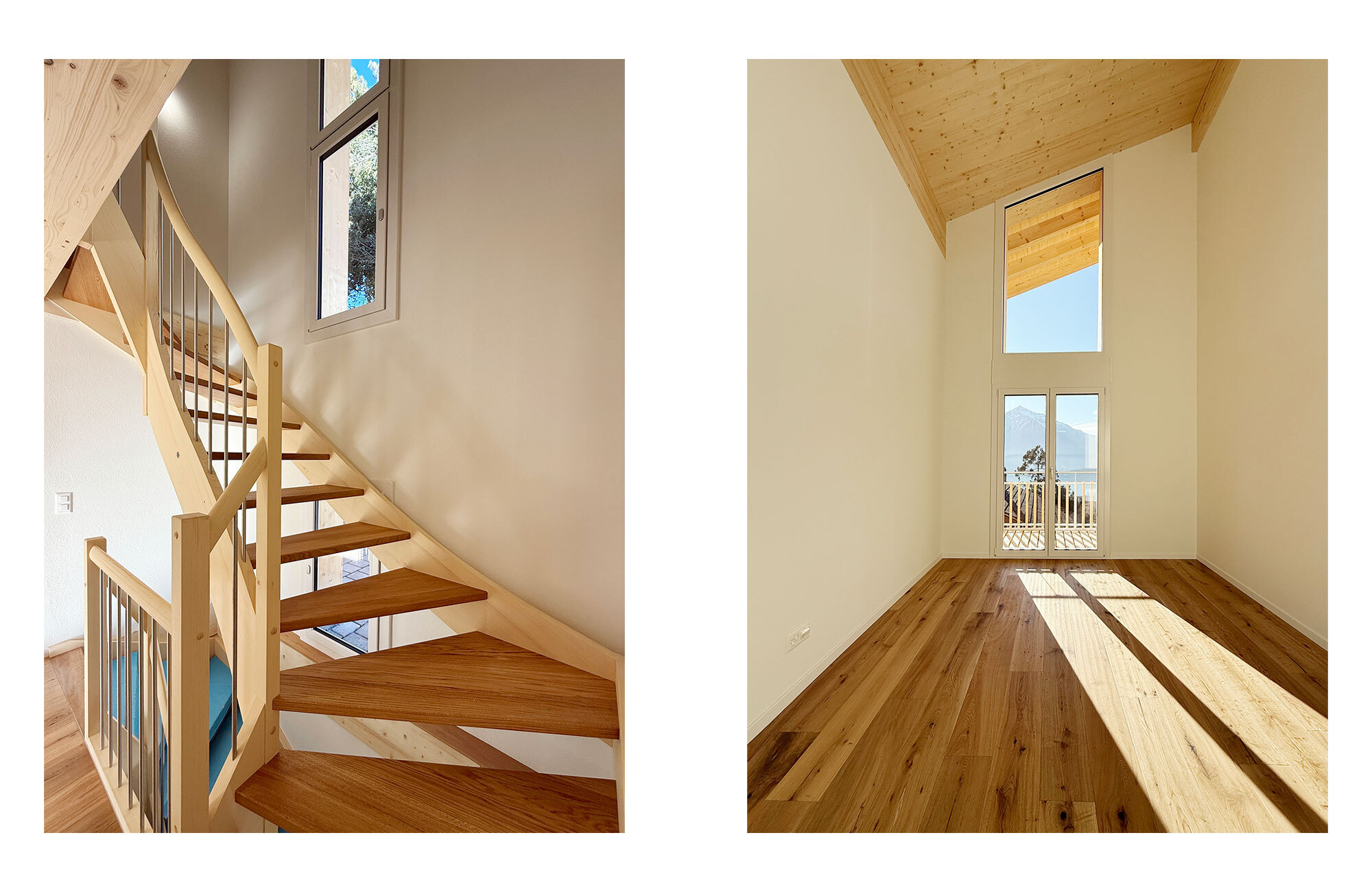 Treppe aus Holz