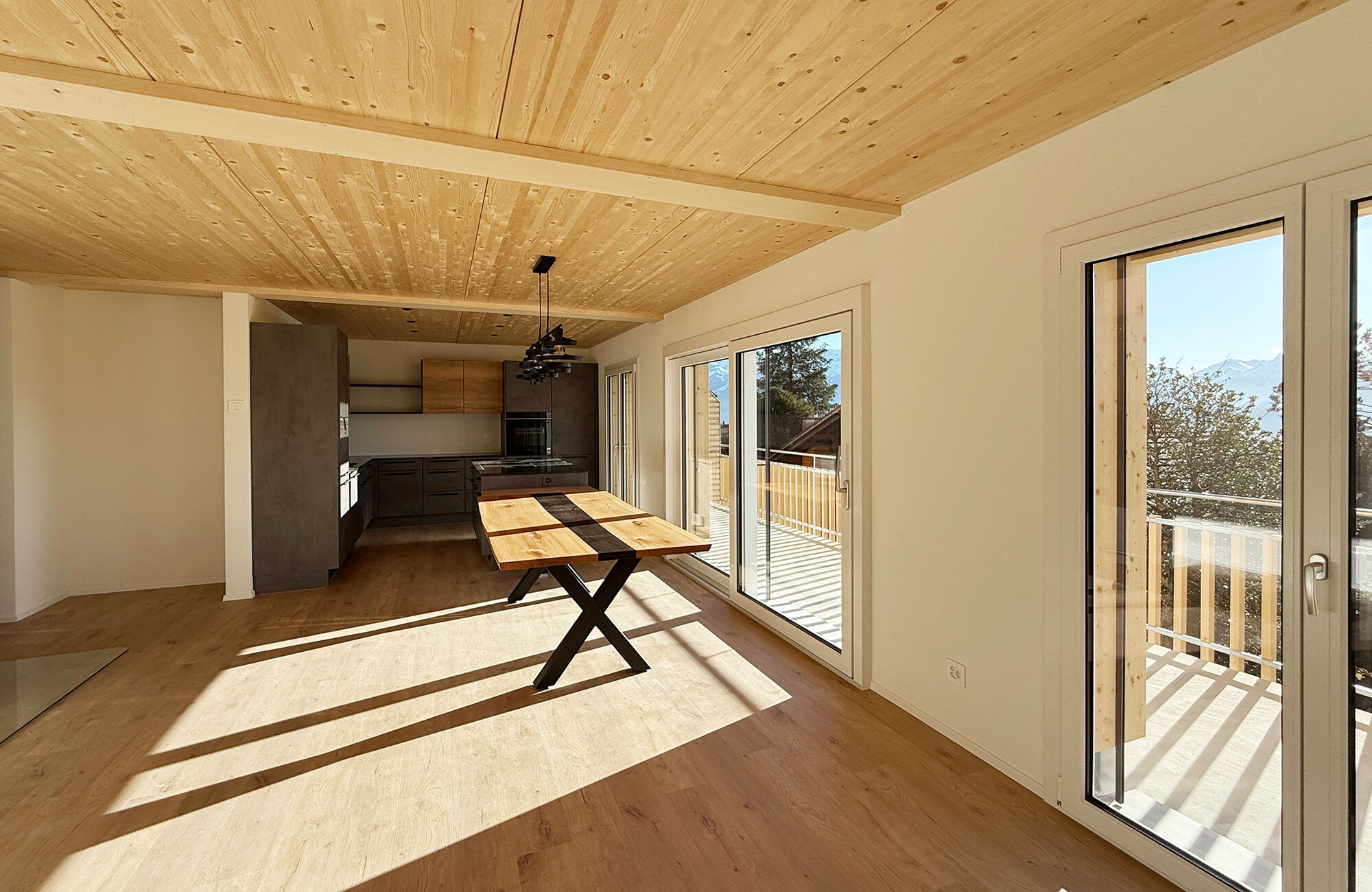 Neubau Haus aus Holz