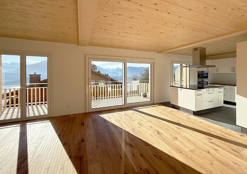 Neubau Einfamilienhaus mit Holz