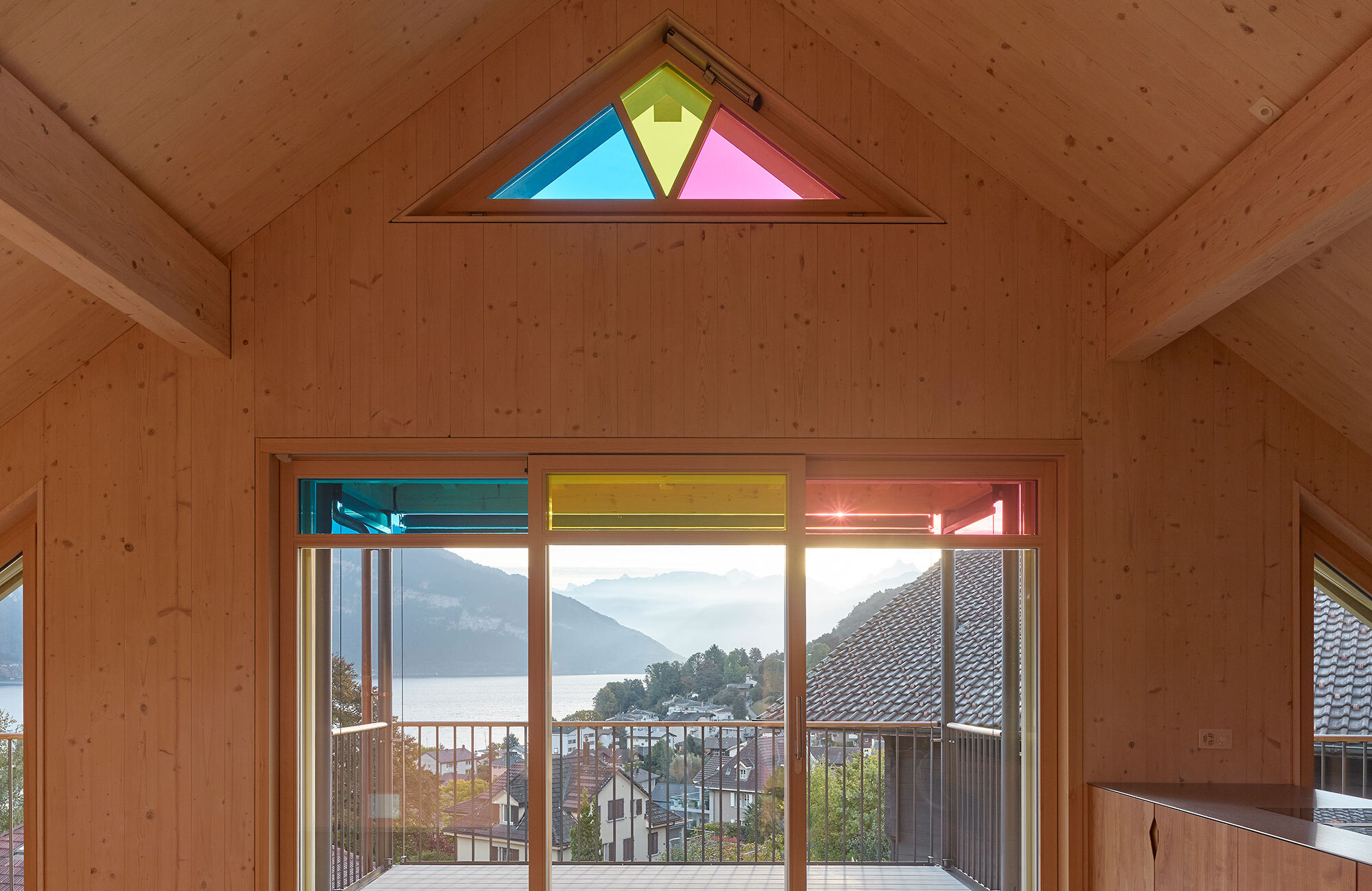 Dachgeschoss bei Holz100-Haus