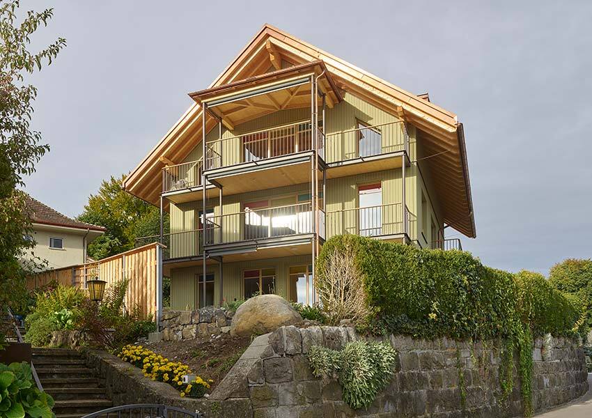 Neubau Mehrfamilienhaus in Holz100
