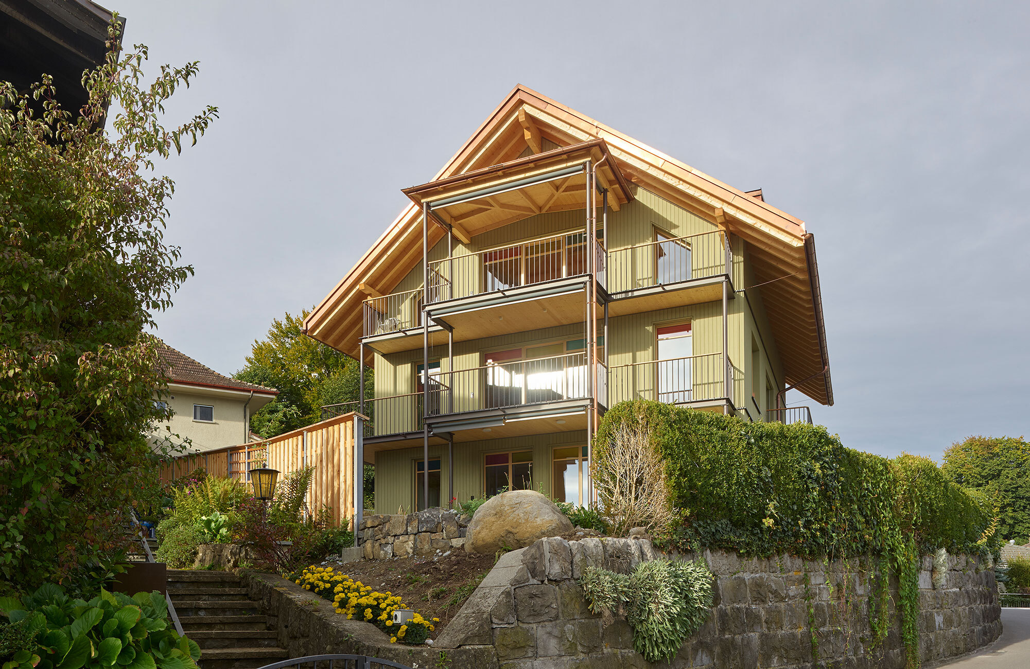 Neubau Mehrfamilienhaus in Holz100