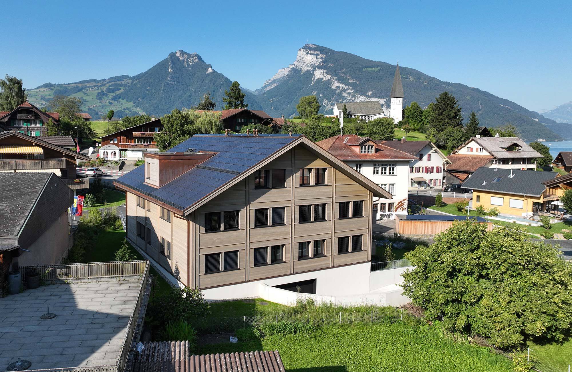 Neubau Mehrfamilienaus in Holzbauweise