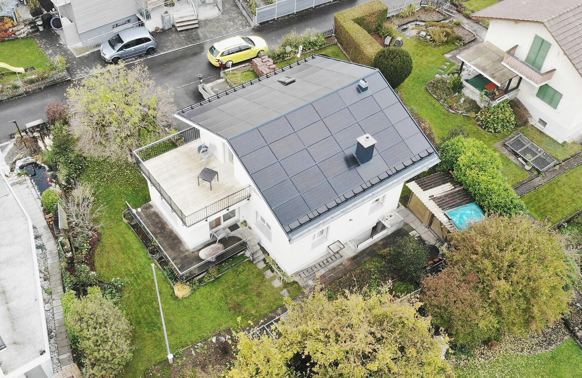 Dachsanierung und Solaranlage