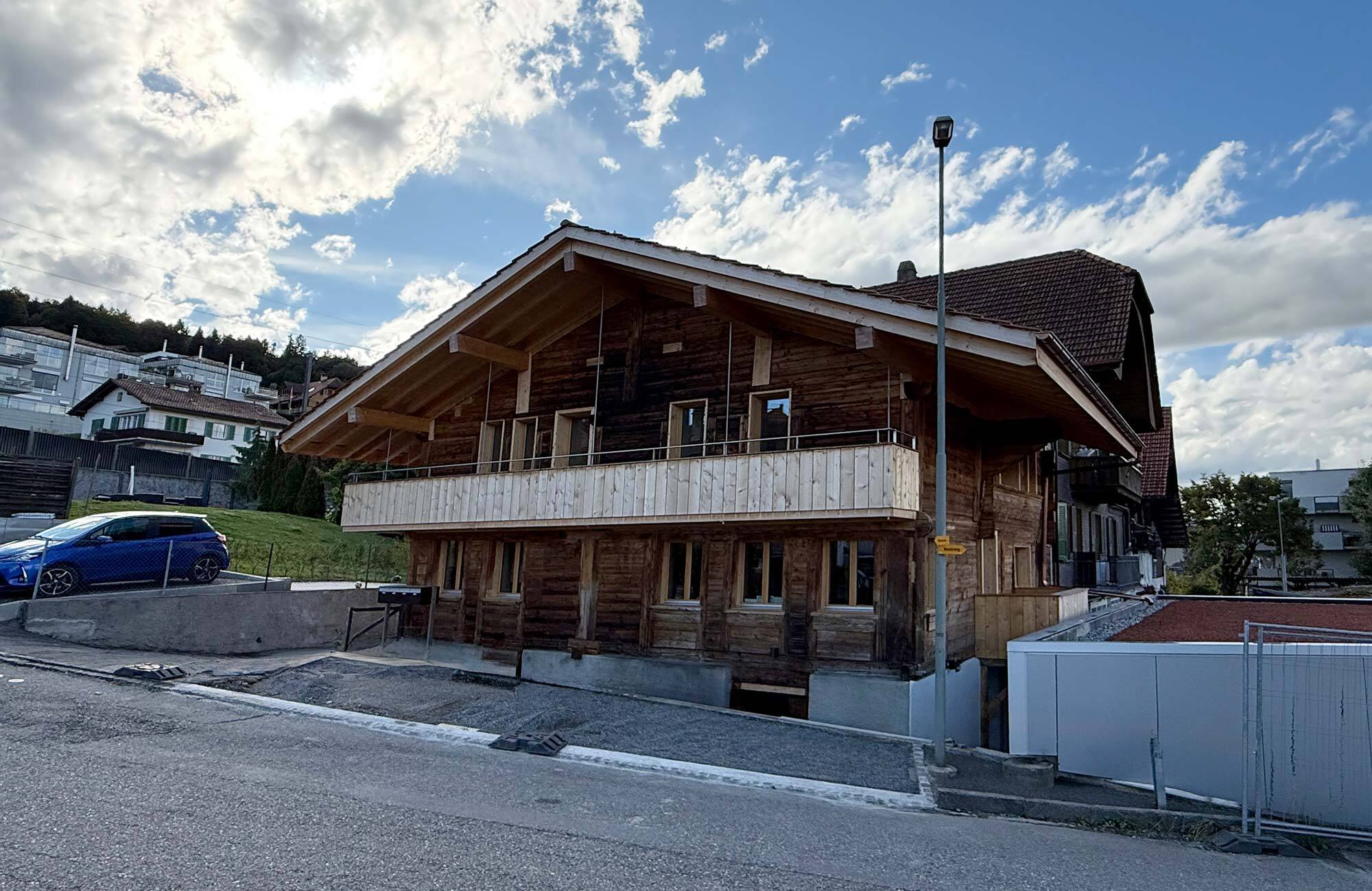 Chalet mit Lauben