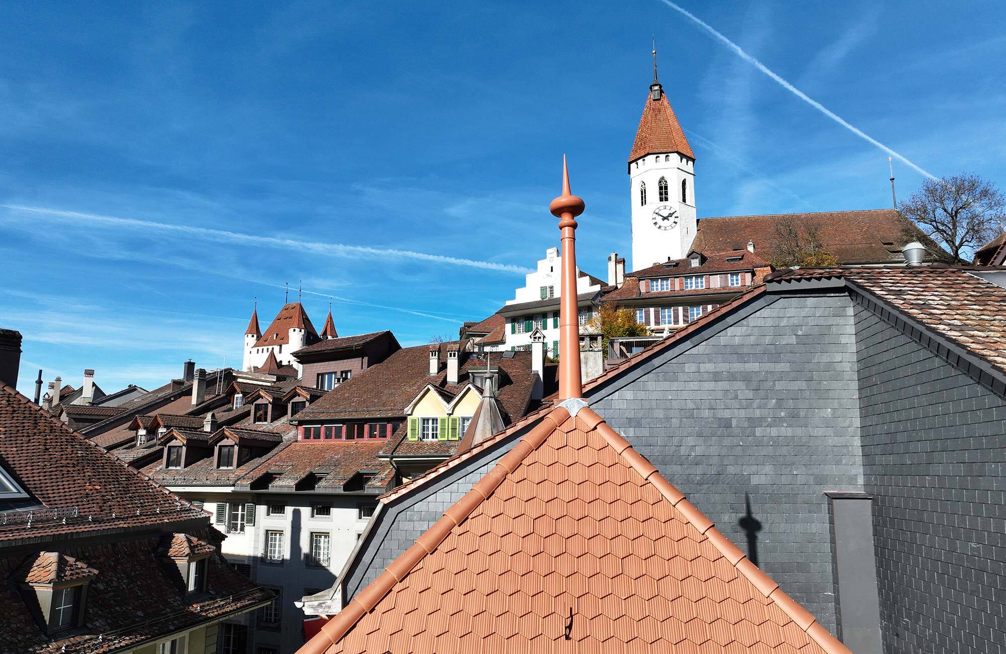 Sanierung historische Dachspitze