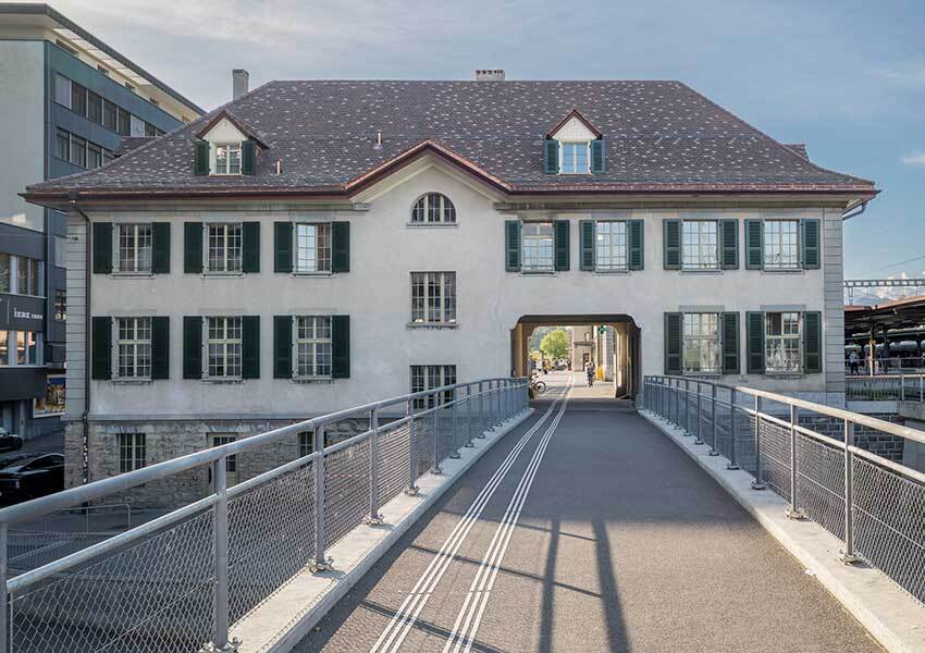 Sanierung historisches Betriebsgebaeude SBB