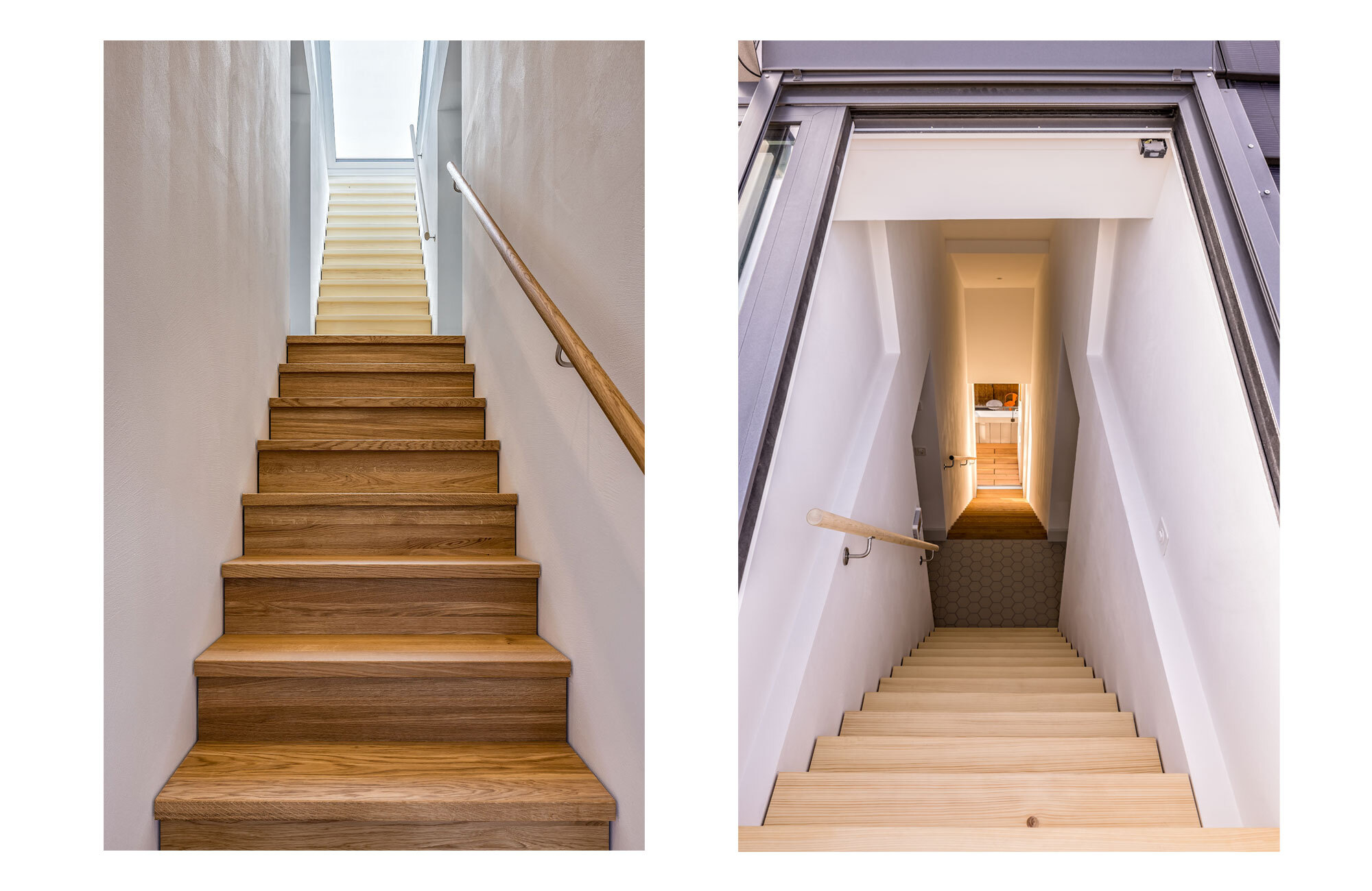 Dachausstieg mit Holztreppe