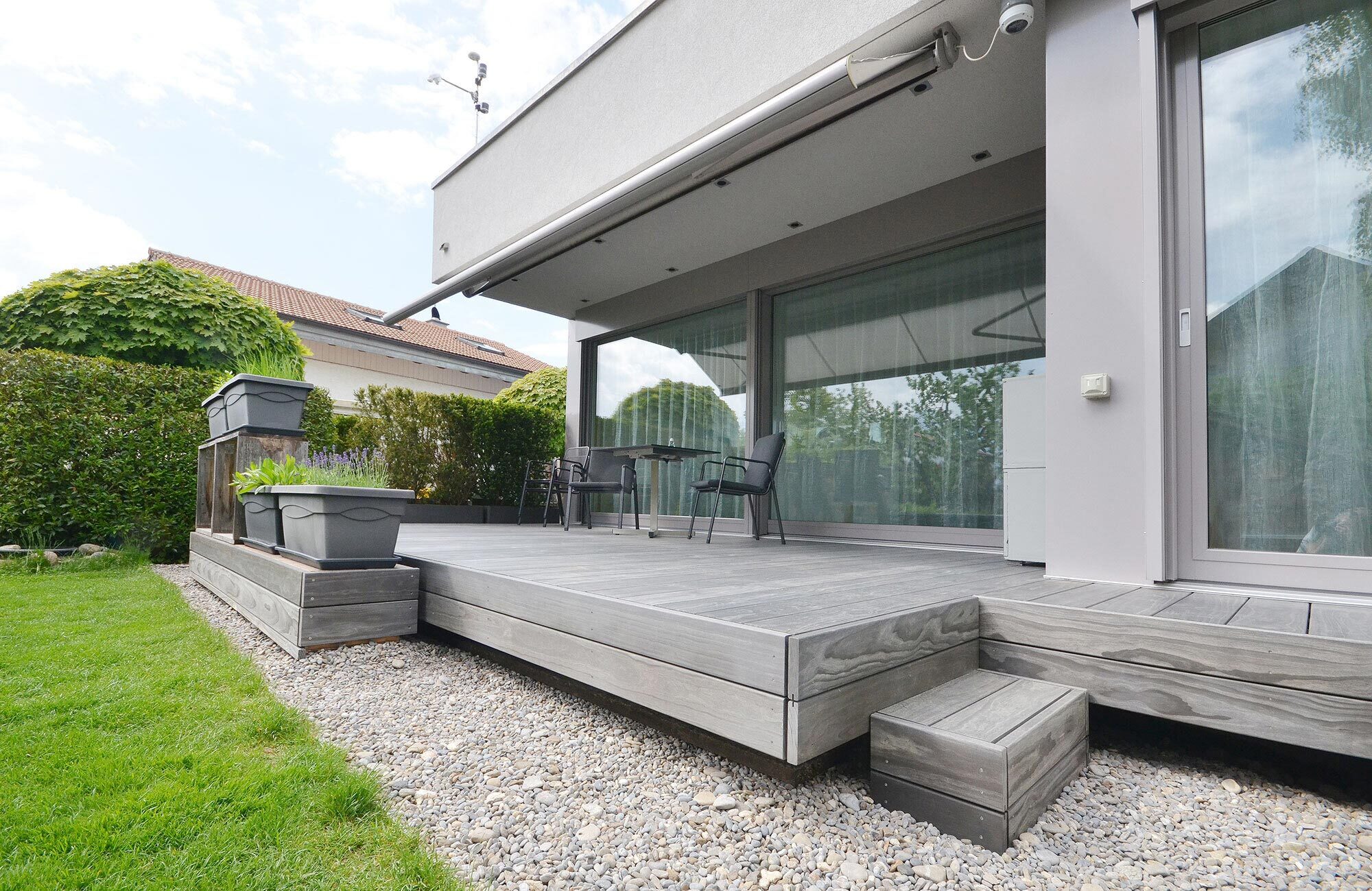 Terrassenboden aus Holz