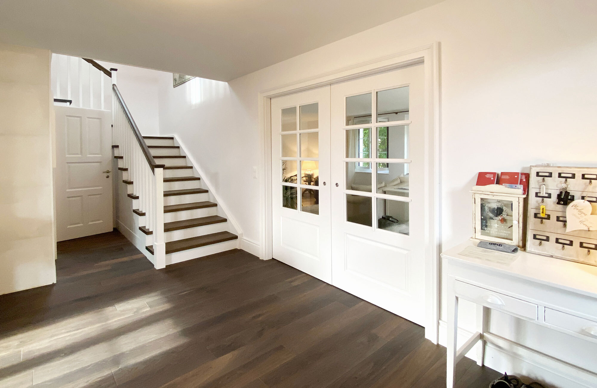 Treppe in Landhausstil