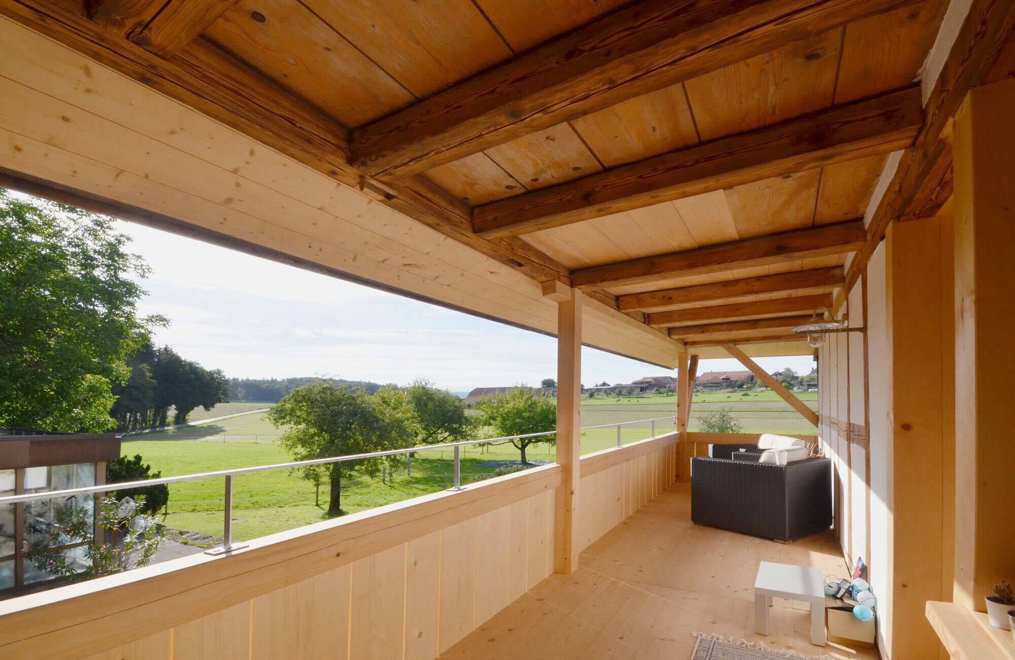 Renovation Laube aus Holz